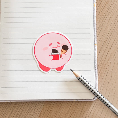 Kirby Vinyl Sticker