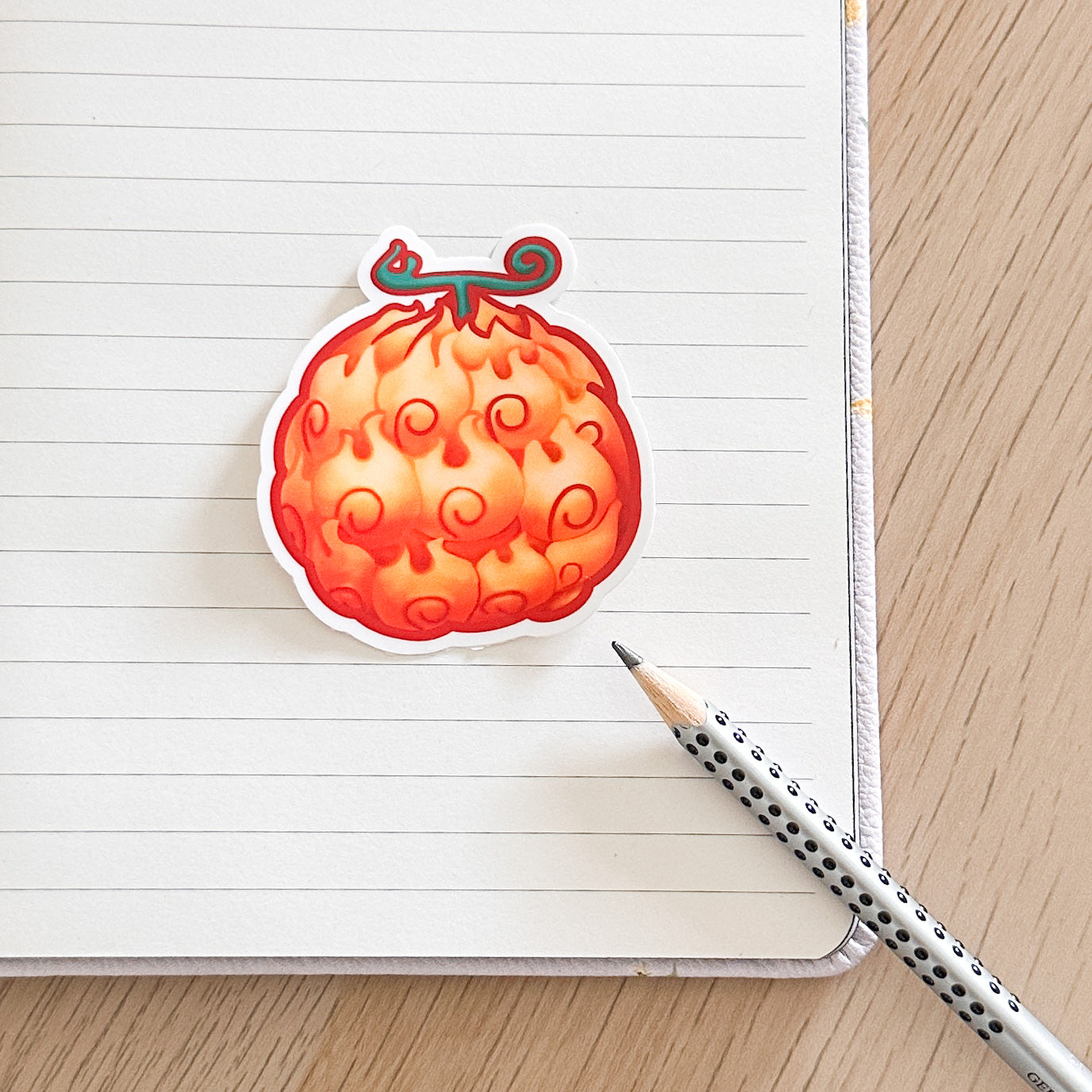Devil fruits Vinyl Sticker