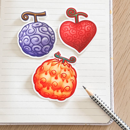 Devil fruits Vinyl Sticker