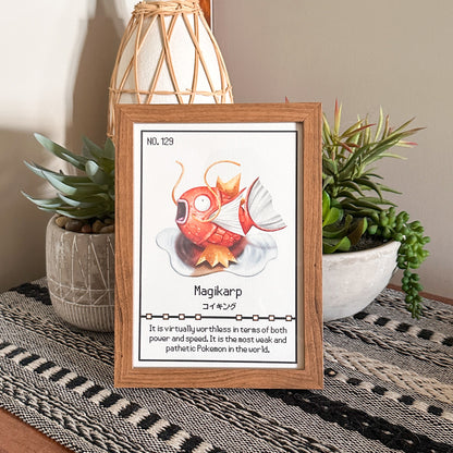 #129 Magikarp Pokedex Print