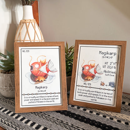 #129 Magikarp Pokedex Print