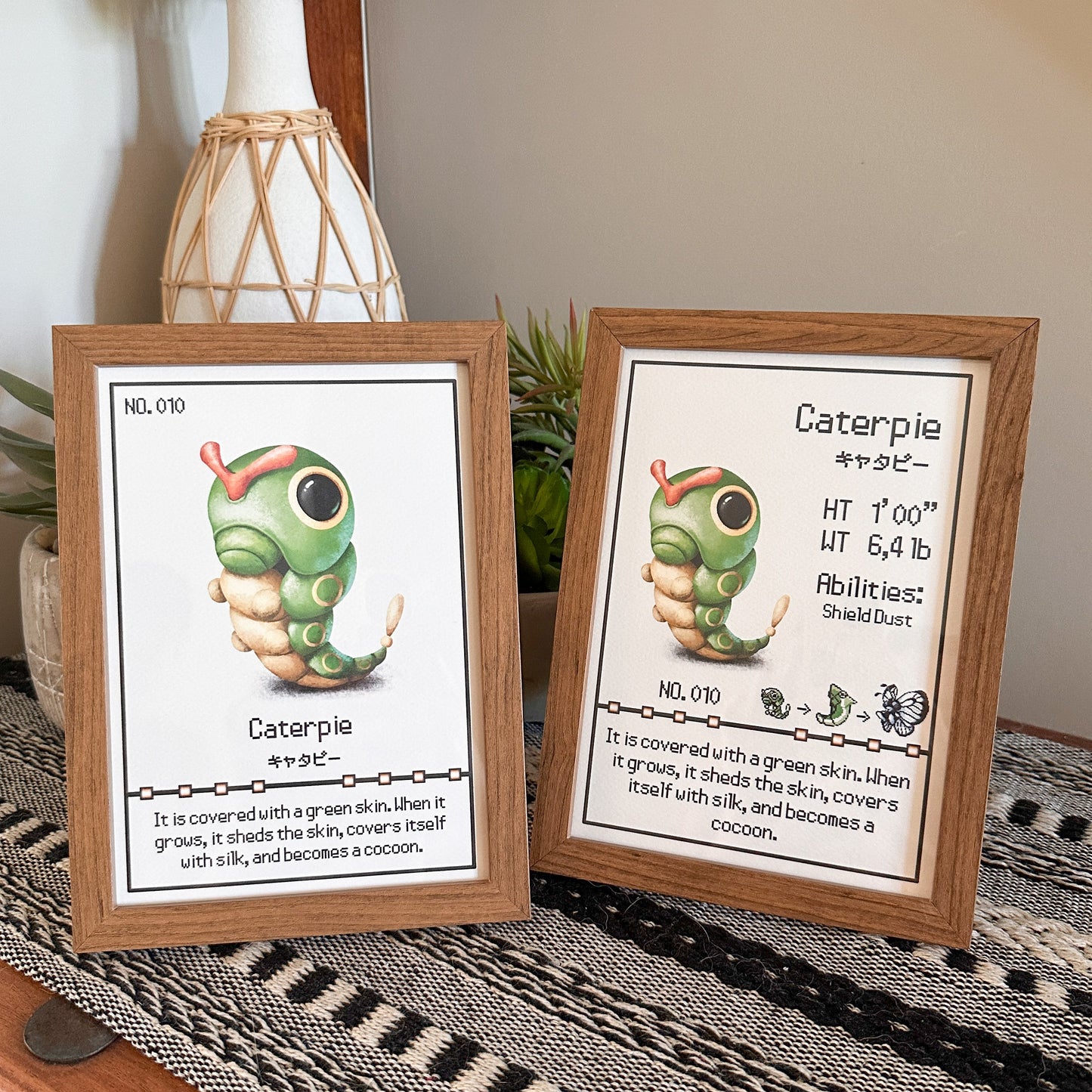 #010 Caterpie Pokedex Print