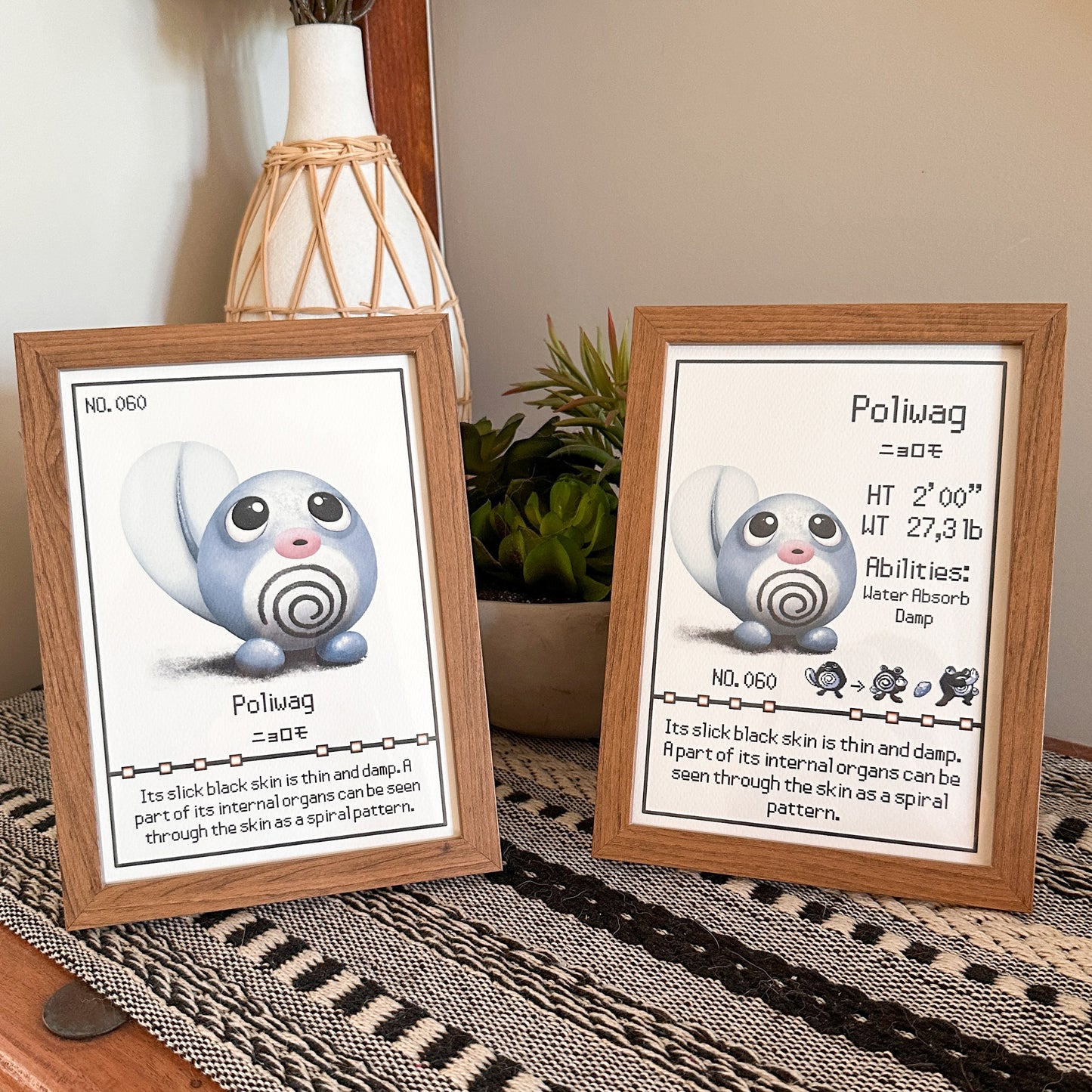 #060 Poliwag Pokedex Print
