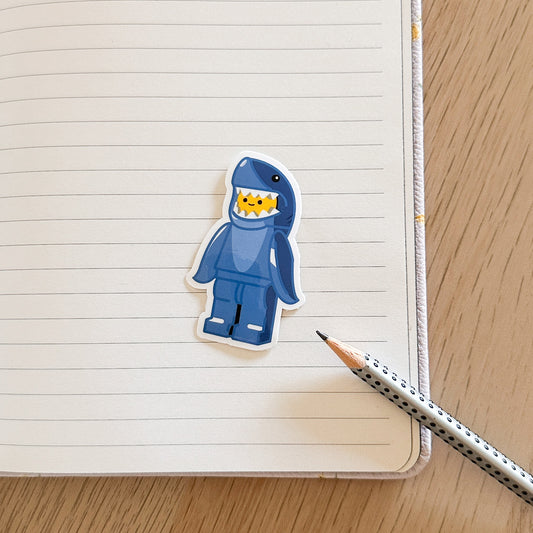 Lego Shark Man Vinyl Sticker